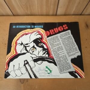 An Introduction to Misused Drugs Vintage Booklet 1980s 80s YA Young Adults